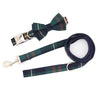 dog bow tie collar with name - cute collar and leash set