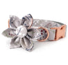 dog collars with bows and flowers - dog flower collar wedding - flower collars canada