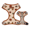 cute dog harness for large dogs boys and girls - best dog harness Canada - Pumpkin pattern harness for dogs 