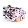 dog collar with flower bow - collar flowers for dogs - 