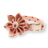 designer dog flower collar - dog flower collar with name - dog flower collar wedding