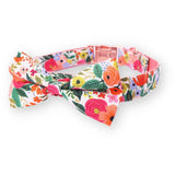 Morning Floral Bowtie Collar & Leash Set - sets - Sniff & Bark