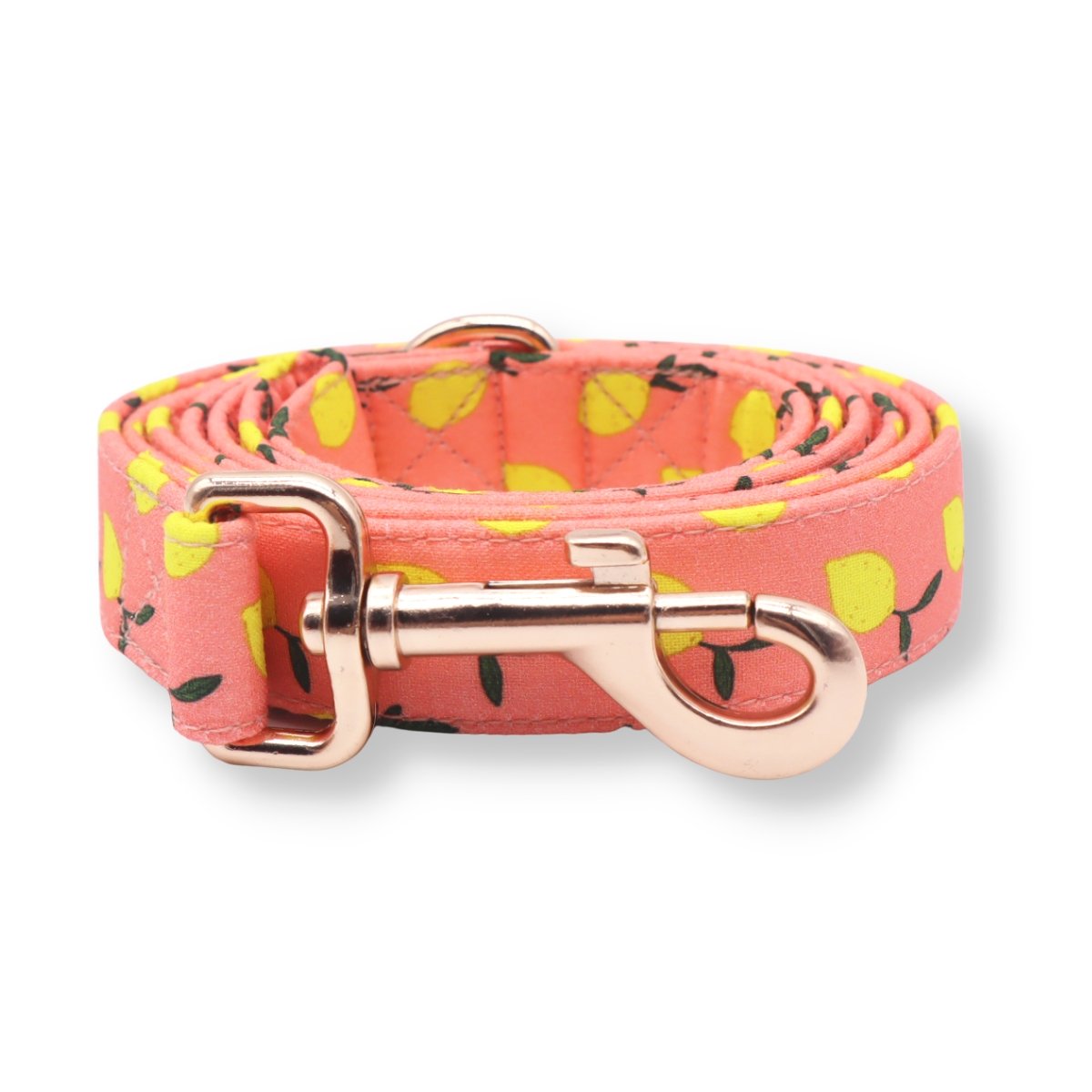 Pink Lemonade Bowtie Collar & Leash Set - sets - Sniff & Bark