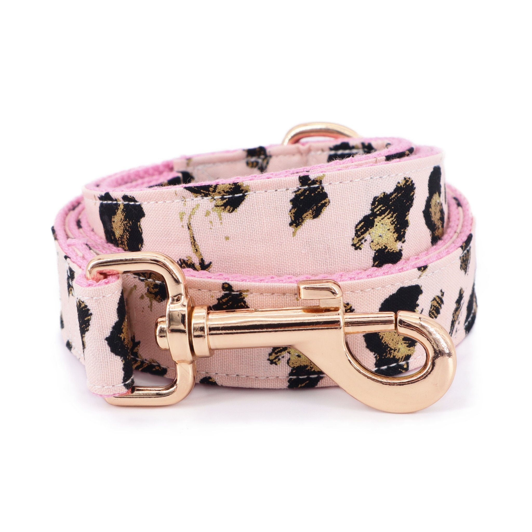 Chewy Vuitton Dog Collar & Lead With Bow