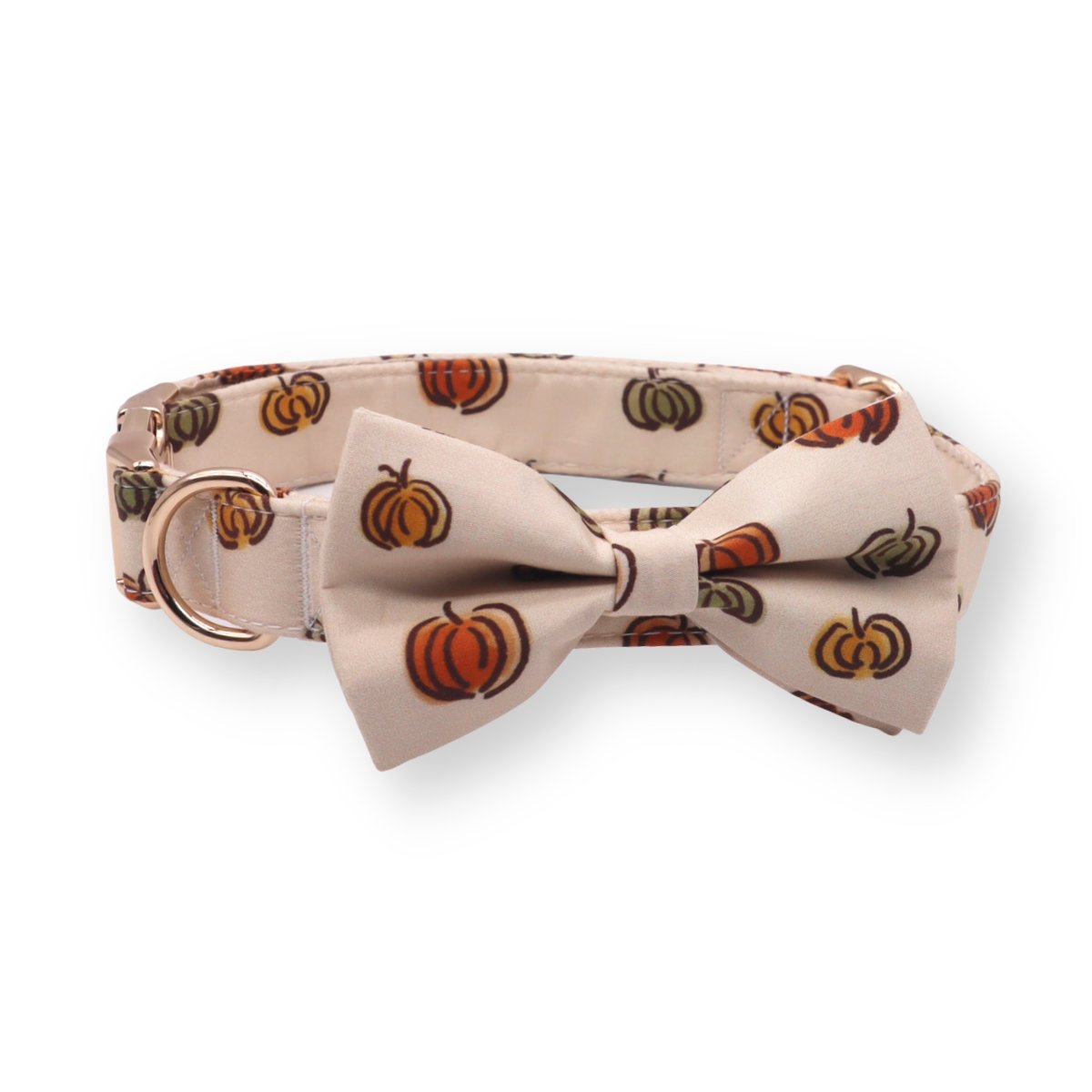 Halloween Pumpkin Bowtie Collar & Leash Set - sets - Sniff & Bark