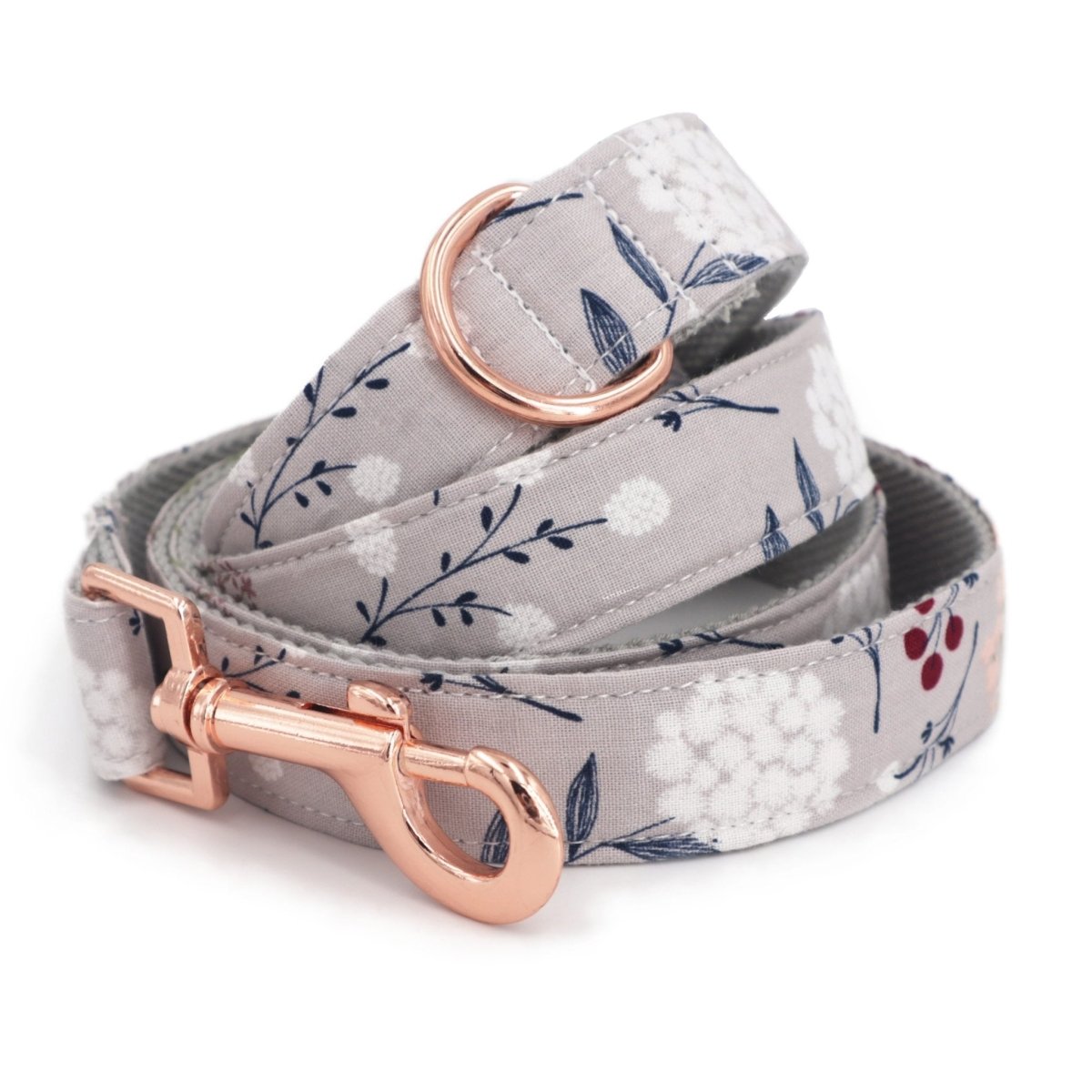 designer dog collars and leashes - dog flower collar with name - floral dog collar wedding