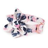 dog collar with flowers for wedding - cute dog flower collar - Dog Flower Bow