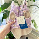 Purple Daisy Reversible Cozy Fleece Vest