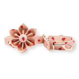 Strawberry Flower Collar & Leash Set - sets - Sniff & Bark